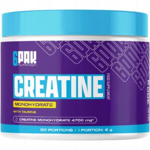 6PAK CREATINE 300 g POMARAŃCZA - MONOHYDRAT KREATYNY - SIŁA - REGENERACJA