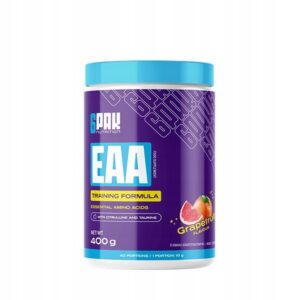 6PAK NUTRITION EAA 400 g AMINOKWASY EAA - REGENERACJA - MIĘŚNIE - GREJPFRUT