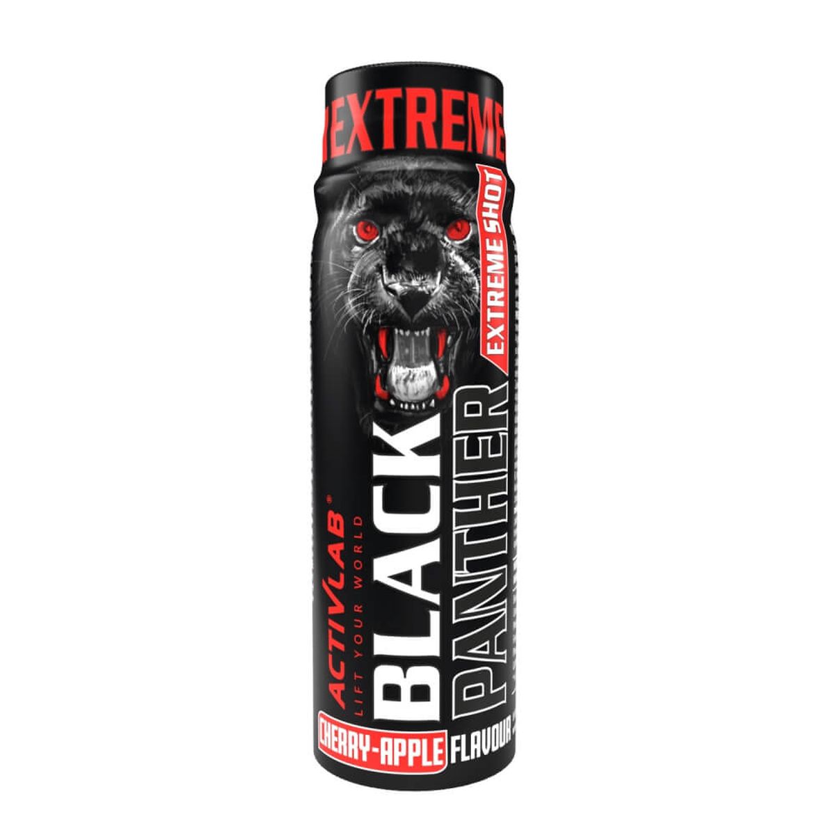 ACTIVLAB BLACK PANTHER PRZEDTRENINGÓWKA SHOT 80 ml WIŚNIA JABŁKO
