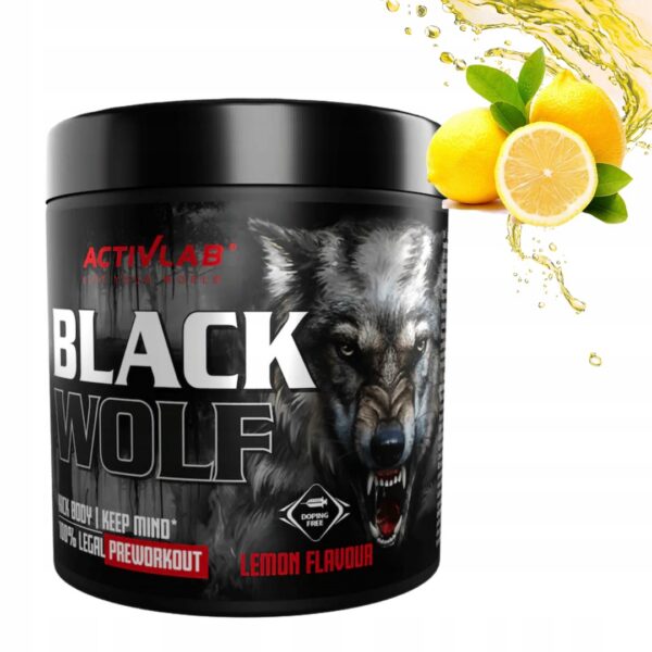 ACTIVLAB BLACK WOLF 300g PRZEDTRENINGÓWKA - POMPA - ENERGIA - CYTRYNA