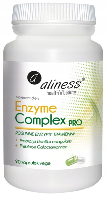ALINESS ENZYME COMPLEX PRO 90 VEGE caps. TRAWIENIE - UKŁAD POKARMOWY