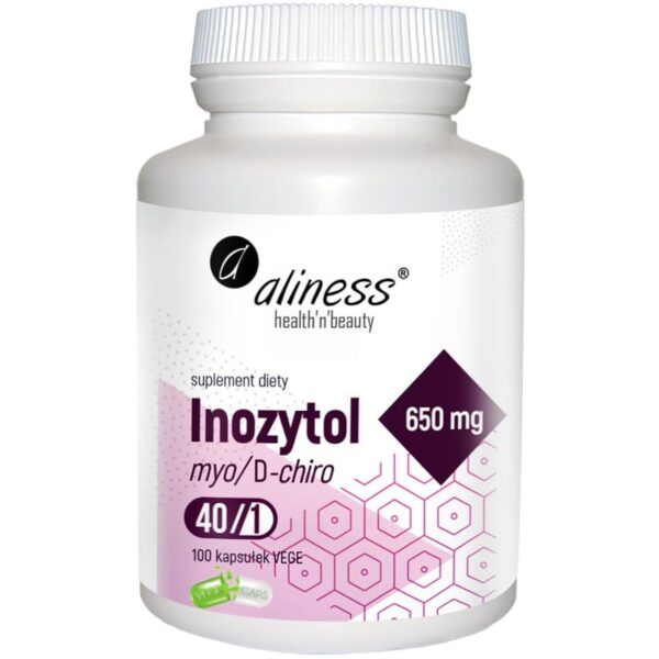 ALINESS INOZYTOL+ 650 mg myo/D-chiro METABOLIZM GLUKOZY - INSULIOOPORNOŚĆ