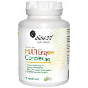 ALINESS MULTI ENZYME Complex PRO 90VEGE caps. ENZYMY TRAWIENNE - TRAWIENIE