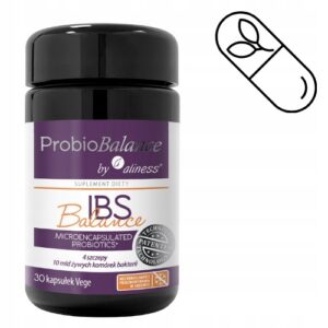 ALINESS ProbioBALANCE PROBIOTYK IBS 10 mld 30 VEGE caps JELITO DRAŻLIWE