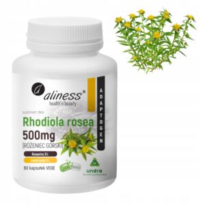 ALINESS RÓŻENIEC GÓRSKI 500mg UKŁAD NERWOWY - STRES - ENERGIA - WYDOLNOŚĆ