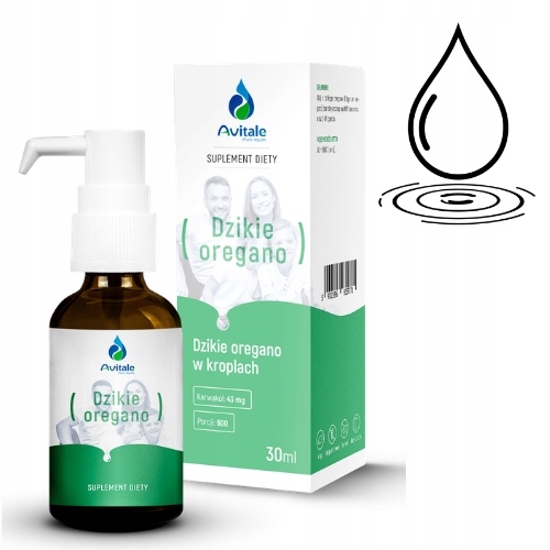 AVITALE DZIKIE OREGANO 30 ml KROPLE - ODPORNOŚĆ - JELITA - UKŁAD KRĄŻENIA