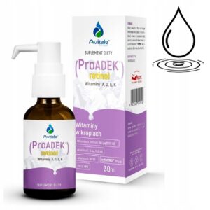 AVITALE ProADEK RETINOL 30 ml ODPORNOŚĆ - WITALNOŚĆ - KOŚCI - WZROK - SKÓRA
