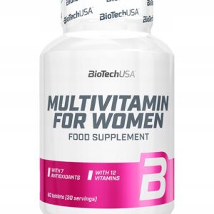 BioTech USA MULTIVITAMIN FOR WOMAEN - WITAMINY DLA KOBIET - ENERGIA