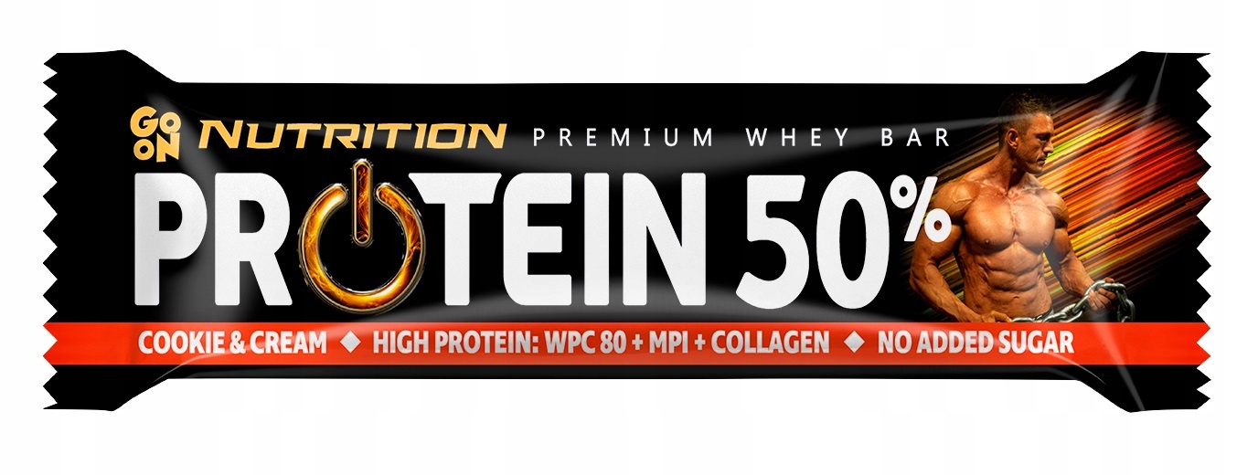 Go On Baton Protein 50% Cookies&Cream 40g