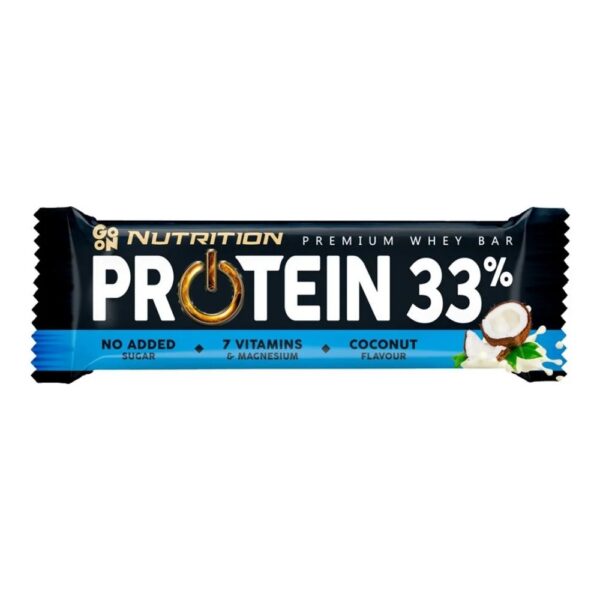 GO ON PROTEIN 33% BATON BIAŁKOWY 50 g BEZ DODATKU CUKRU - KOKOS