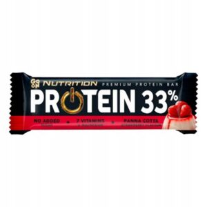 GO ON PROTEIN 33% BATON BIAŁKOWY 50 g BEZ DODATKU CUKRU - PANNA COTTA