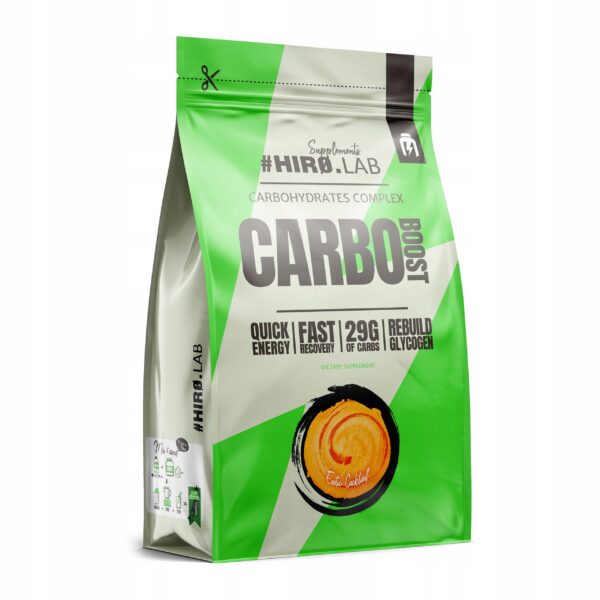 HIRO.LAB CARBO BOOST 1000g WĘGLOWODANY - SZYBKA DAWKA ENERGII - TROPIKALNY