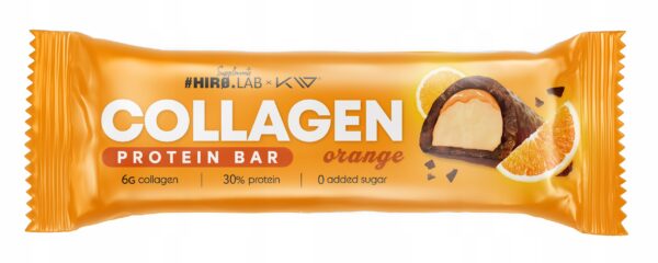 HIRO.LAB COLLAGEN PROTEIN BAR 50g BATON PROTEINOWY z KOLAGENEM - POMARAŃCZA