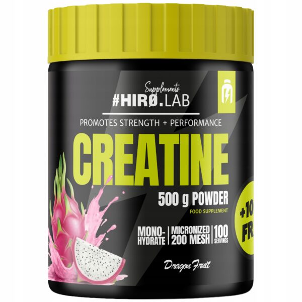 HIRO.LAB CREATINE 500g + 100g EXTRA MONOHYDRAT KREATYNY SMOCZY OWOC