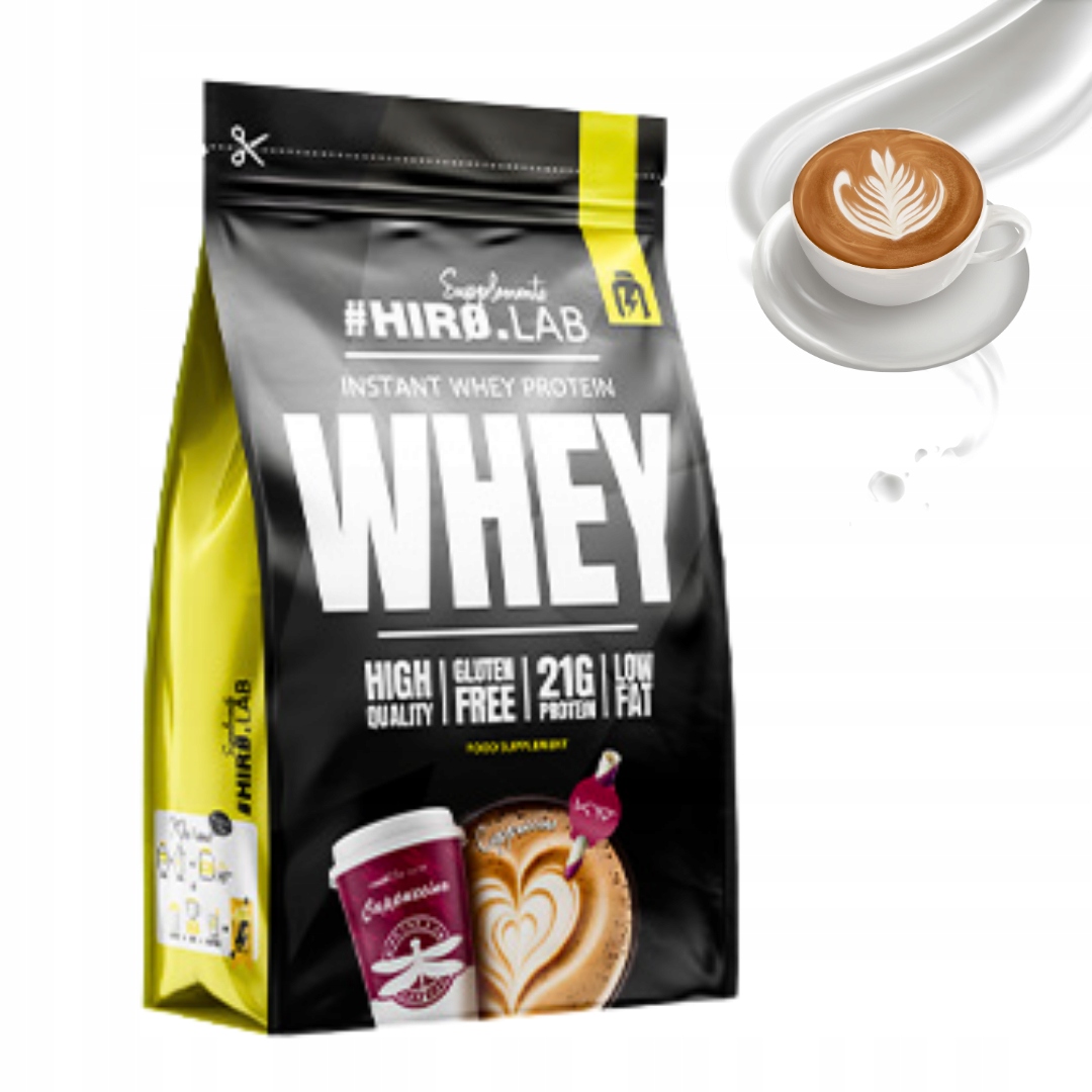 HIRO.LAB INSTANT WHEY PROTEIN 750 g BIAŁKO WPC - CAPPUCCINO