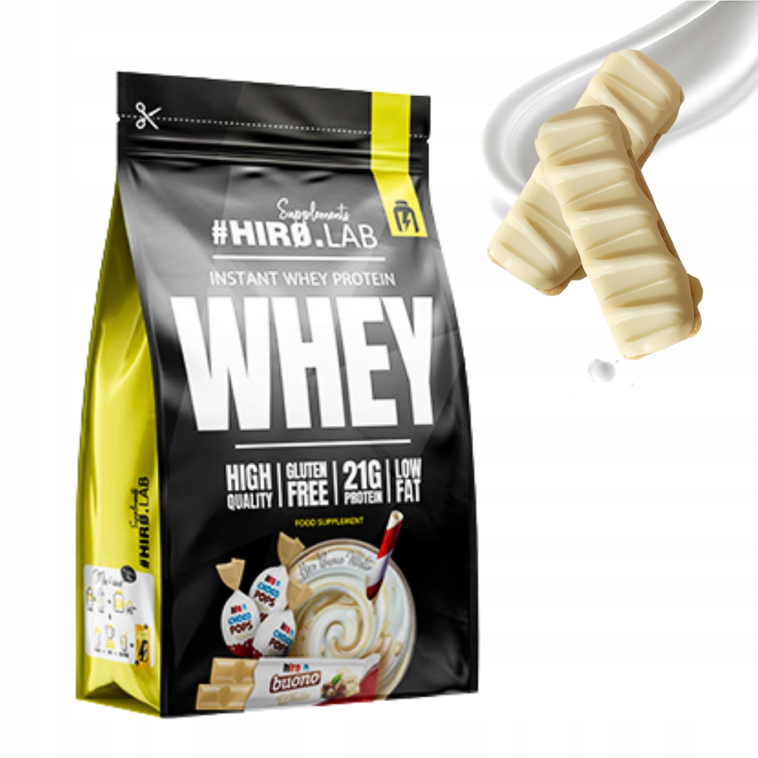 HIRO.LAB INSTANT WHEY PROTEIN 750 g BIAŁKO WPC - HIRO BUONO WHITE