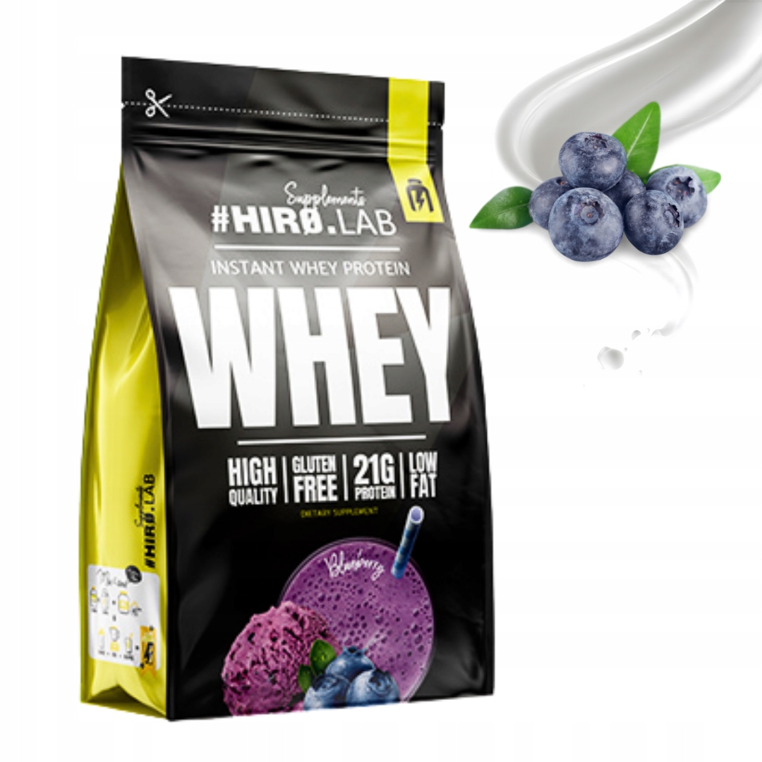 HIRO.LAB INSTANT WHEY PROTEIN 750 g BIAŁKO WPC - JAGODA