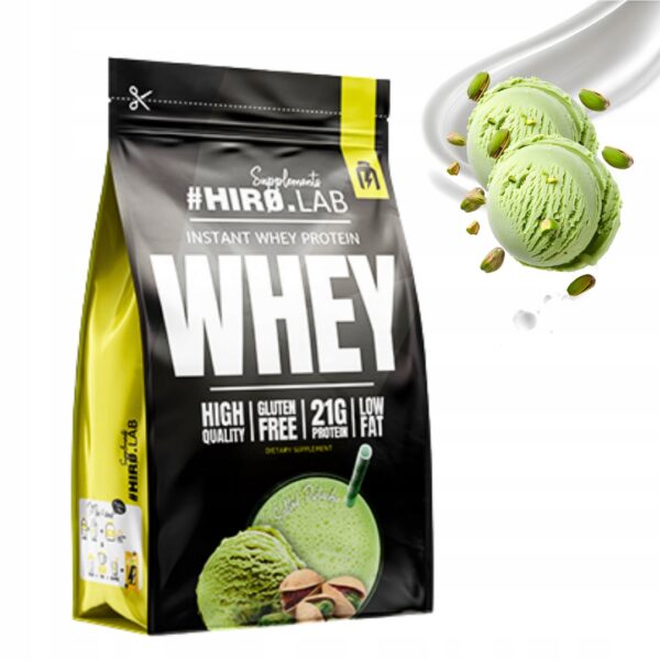 HIRO.LAB INSTANT WHEY PROTEIN 750 g BIAŁKO WPC - SŁONA PISTACJA