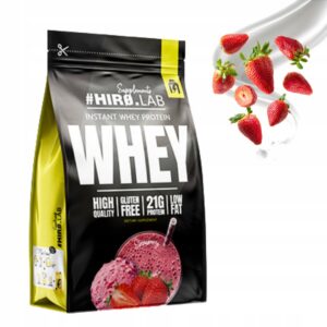 HIRO.LAB INSTANT WHEY PROTEIN 750 g BIAŁKO WPC - TRUSKAWKA