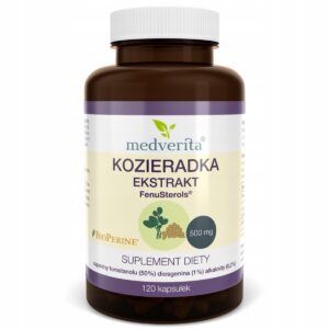 Kozieradka FenuSterols 500mg ekstrakt Medverita 120k