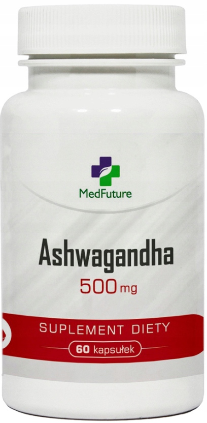 MEDFUTURE ASHWAGANDGHA 500 mg 60 kaps. STRES - UKŁAD NERWOWY - WYCISZENIE