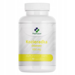 Medfuture Kozieradka ekstrakt 650 mg trawienie 60 kapsułek