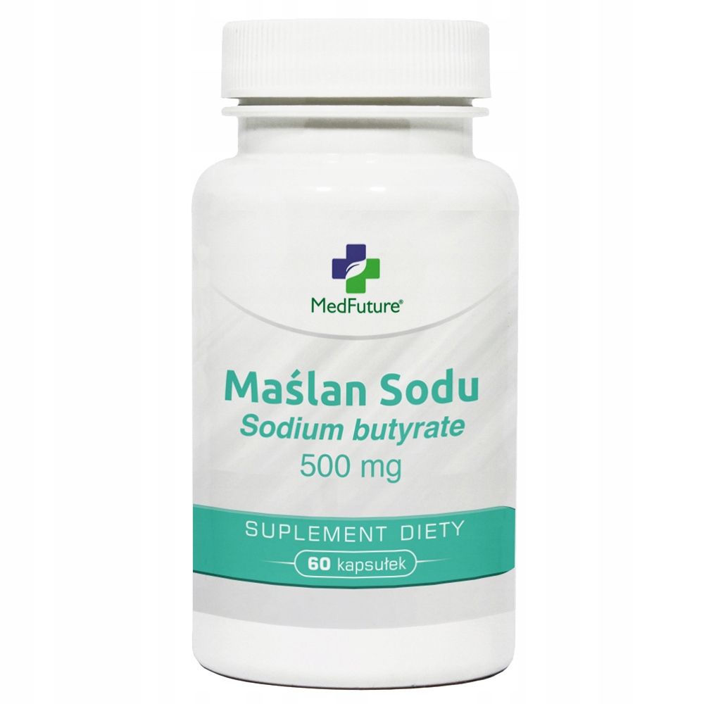 MEDFUTURE MAŚLAN SODU 500mg 60kaps. JELITA - ZAPARCIA - WZDĘCIA - TRAWIENIE