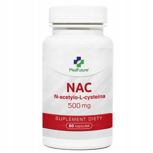 MEDFUTURE NAC N-acetylo-L-cysteina 500 mg 60 kaps.