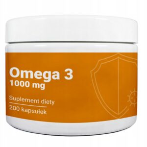 MEDFUTURE OMEGA 3 1000 mg 200kaps. ODPORNOŚĆ - STANY ZAPALNE - SERCE - MÓZG