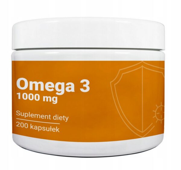MEDFUTURE OMEGA 3 1000 mg 200kaps. ODPORNOŚĆ - STANY ZAPALNE - SERCE - MÓZG