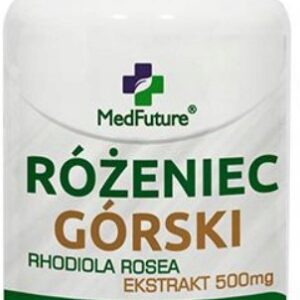 MEDFUTURE RÓŻENIEC GÓRSKI 500 mg 60 kaps.STRES - UKŁAD NERWOWY - ZMĘCZENIE