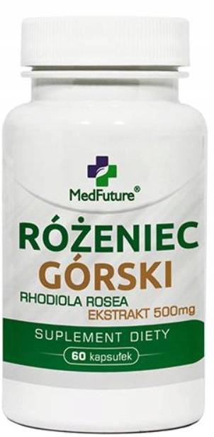 MEDFUTURE RÓŻENIEC GÓRSKI 500 mg 60 kaps.STRES - UKŁAD NERWOWY - ZMĘCZENIE