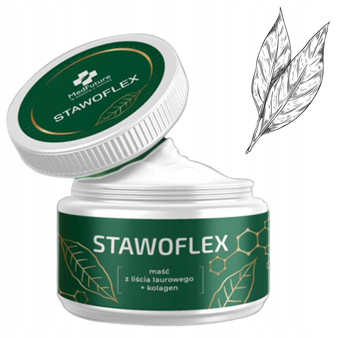 MEDFUTURE STAWOFLEX 150 ml MAŚĆ LAUROWA z KOLAGENEM - STAWY - ZWICHNIĘCIA