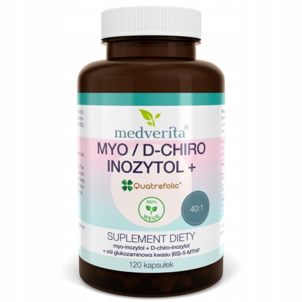 MEDVERITA MYO/D-CHIRO INOZYTOL+ 120 kaps.