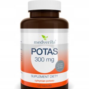 MEDVERITA POTAS 300 mg 120 kaps. WSPARCIE DLA MIĘŚNI - UKŁAD NERWOWY