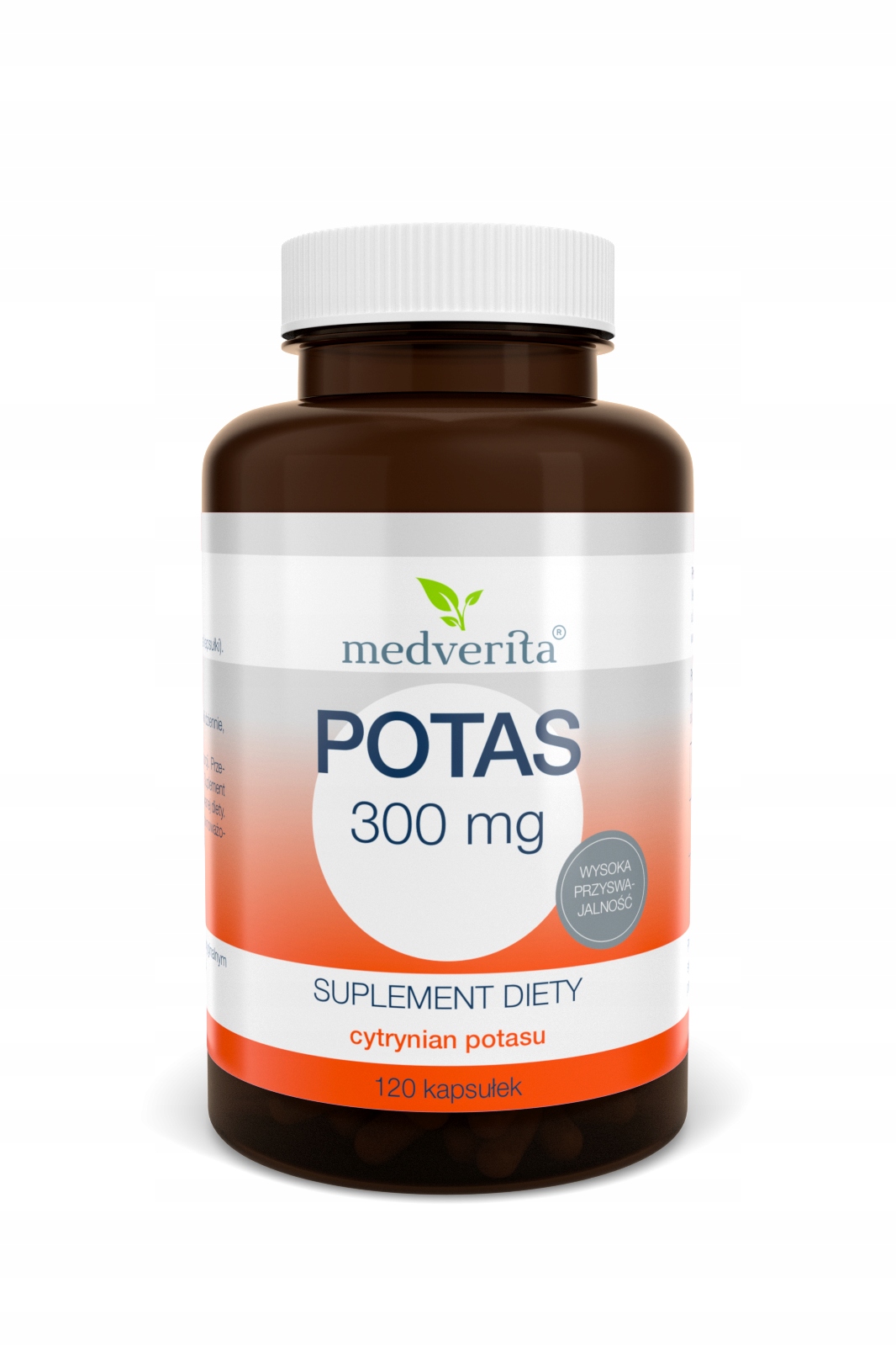 MEDVERITA POTAS 300 mg 120 kaps. WSPARCIE DLA MIĘŚNI - UKŁAD NERWOWY