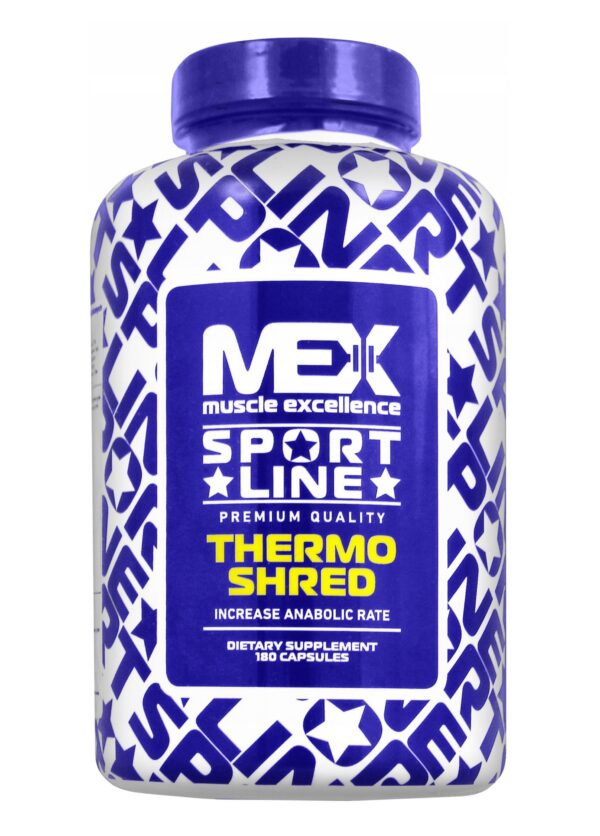 MEX THERMO SHRED 180 kaps. SPALACZ TŁUSZCZU - TERMOGENIK - ENERGIA
