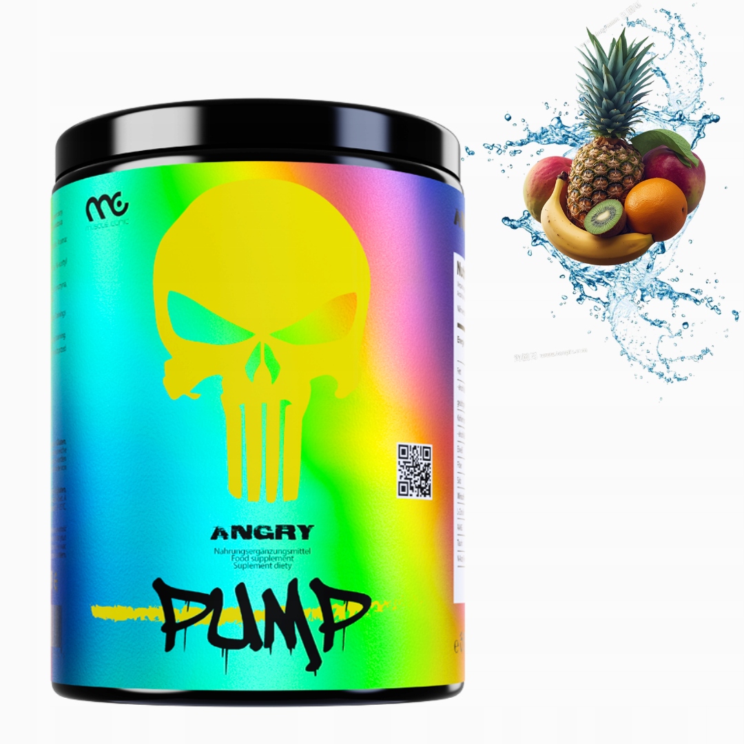 MUSCLE CLINIC ANGRY PUMP 300 g PRZEDTRENINGÓWKA NA POMPĘ - TROPIKALNY