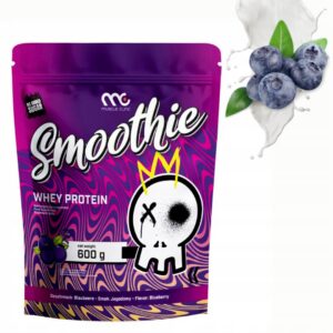 MUSCLE CLINIC BIAŁKO SMOOTHIE WPC WHEY PROTEIN 600 g - JAGODA