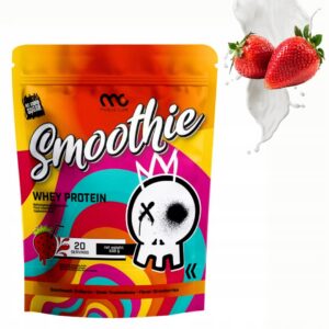 MUSCLE CLINIC BIAŁKO SMOOTHIE WPC WHEY PROTEIN 600 g - TRUSKAWKA