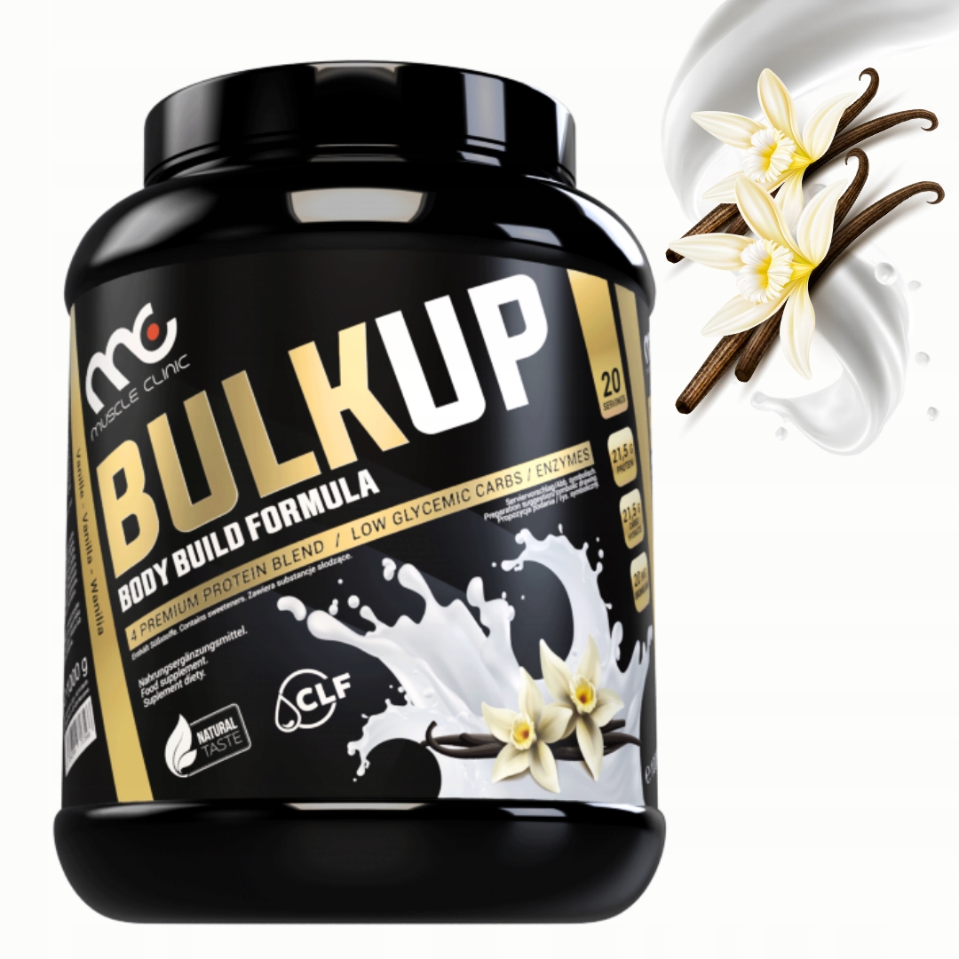 MUSCLE CLINIC BULK UP 2700 g ODŻYWKA BULK 50/50 - WANILIA