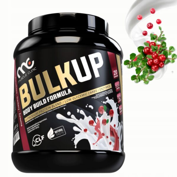 MUSCLE CLINIC BULK UP 2700 g ODŻYWKA BULK 50/50 - ŻURAWINA