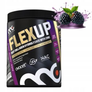 MUSCLE CLINIC FLEX UP 400g ZDROWE STAWY -ŚCIĘGNA - KOŚCI - JEŻYNA