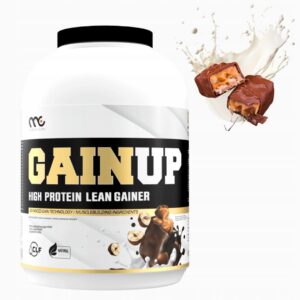 MUSCLE CLINIC GAINUP 3000 g GAINER BIAŁKO + WĘGLOWODANY BEZ CUKRU SNICKERS