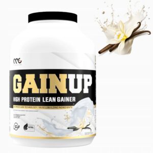 MUSCLE CLINIC GAINUP 3000 g GAINER BIAŁKO + WĘGLOWODANY BEZ CUKRU WANILIA