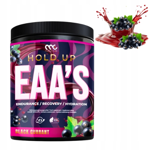 MUSCLE CLINIC HOLD UP EAA'S 400 g AMINOKWASY EAA + ELEKTROLITY - PORZECZKA