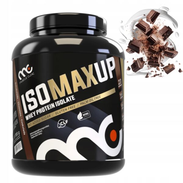MUSCLE CLINIC ISO MAX UP 700g IZOLAT BIAŁKA - JAKOŚĆ PREMIUM - CZEKOLADA