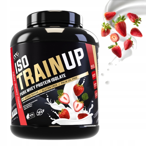 MUSCLE CLINIC ISO TRAIN UP 1800 g IZOLAT BIAŁKA - ZERO CUKRU - TRUSKAWKA