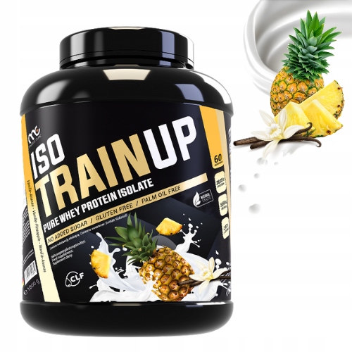 MUSCLE CLINIC ISO TRAIN UP 1800 g IZOLAT BIAŁKA - ZERO CUKRU WANILIA ANANAS