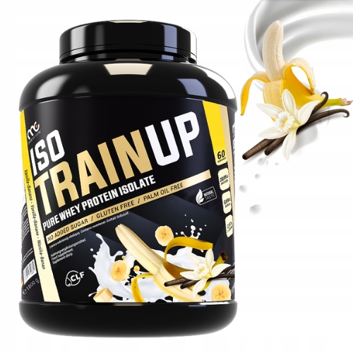 MUSCLE CLINIC ISO TRAIN UP 1800 g IZOLAT BIAŁKA - ZERO CUKRU WANILIA BANAN